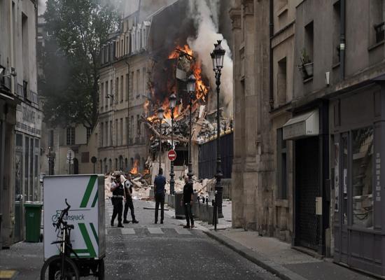Explosion dans le 5e arrondissement de Paris, un immeuble en partie effondré