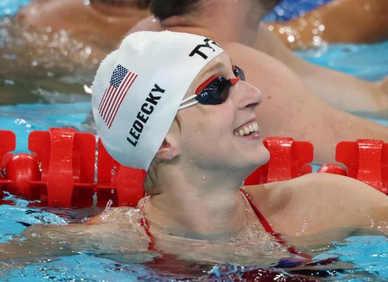 Ledecky eyes gold medal Saturday in the 'Race of the Century'