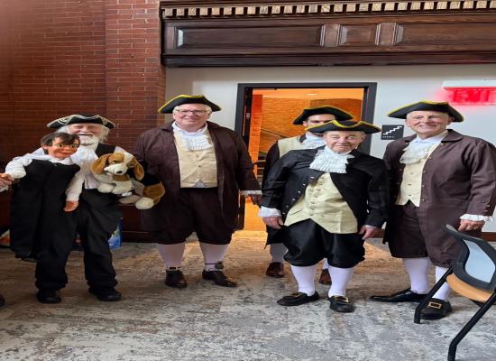 Framingham MA ventriloquist delights Wellesley crowd as Paul Revere