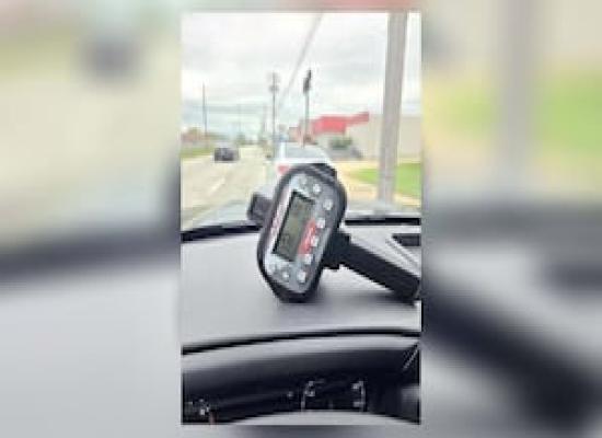 Officer stops vehicle going over 130 mph, more than double the speed limit in Ohio