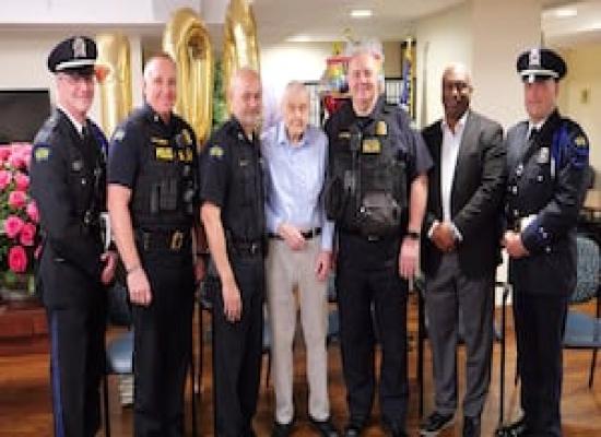 Dayton police celebrate retired detective’s 100th birthday