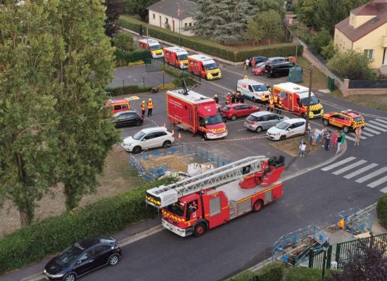 Explosion de gaz et incendie à Beauvais : 40 sapeurs-pompiers mobilisés