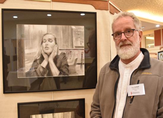 Bruno Surget, un véritable artiste à la gomme au salon de Breteuil