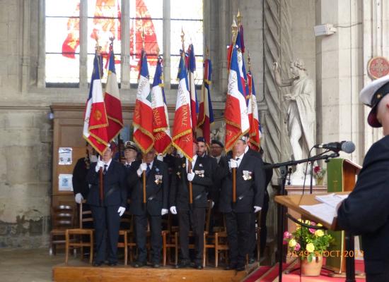 Château-Thierry : une bénédiction de drapeaux célèbre saint Denis