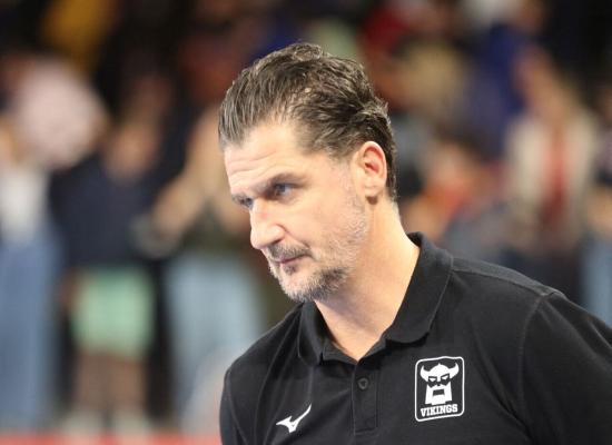 Caen Handball. Sébastien Quintallet après la victoire sur Frontignan : 