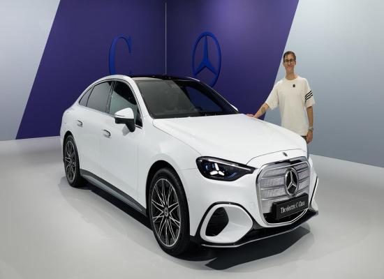 Nos premières impressions à bord de la nouvelle Mercedes Classe C électrique