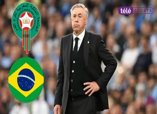 أنشيلوتي في ورطة حقيقية قبل لقاء المغرب والبرازيل في “المونديال”