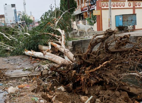Cyclone Biparjoy slows down after making landfall in India