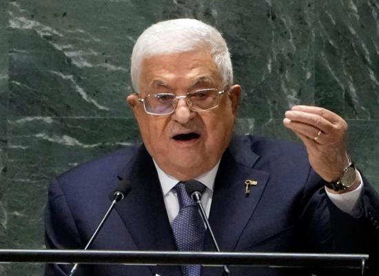 Abbas tells UN peace only possible when Palestinians get full rights