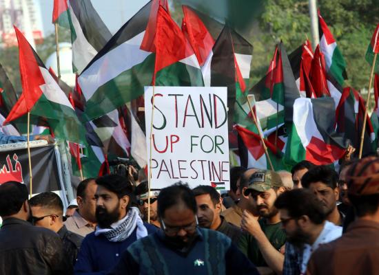 People around the world rally in solidarity with Palestinians