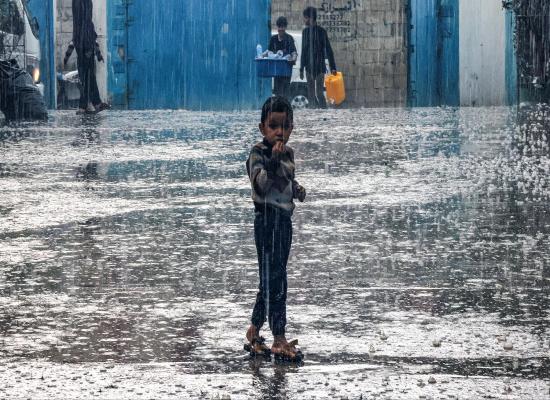 Rain compounds desperation in war-torn Gaza