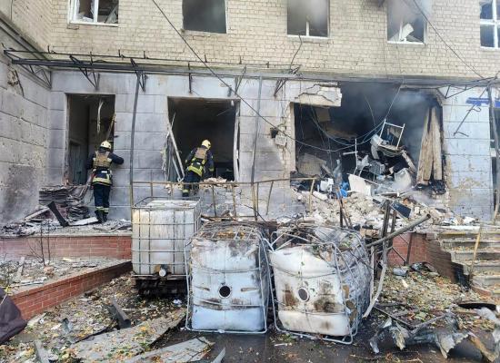 Eight killed in Russian drone attacks on medical centre in Sumy, Ukraine