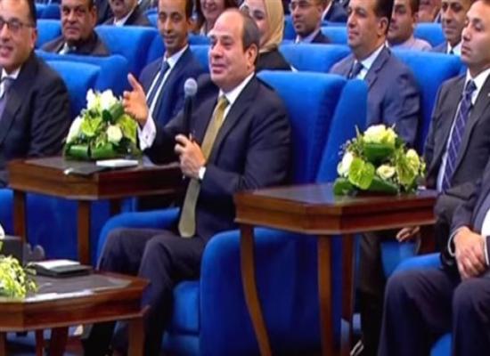 السيسي: لو دخلنا شركات أجنبية في تكريك البحيرات هتكلفنا أكثر من 300 مليار جنيه