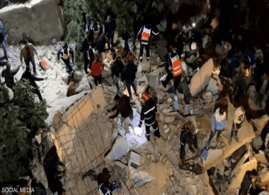 فاجعة في فاس: 22 قتيلاً 16 جريحاً في انهيار بنايتين من أربعة طوابق
