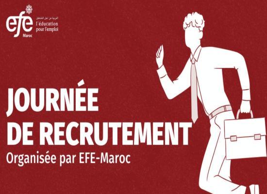 Journée de Recrutement EFE Maroc le 26 Septembre 2023