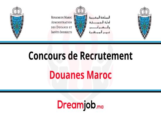 Concours de Recrutement Douanes Maroc 2024 (523 Postes)