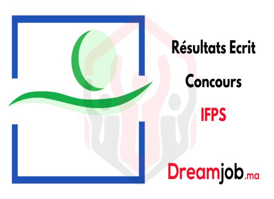 Résultats Ecrit Concours IFPS 2025/2026