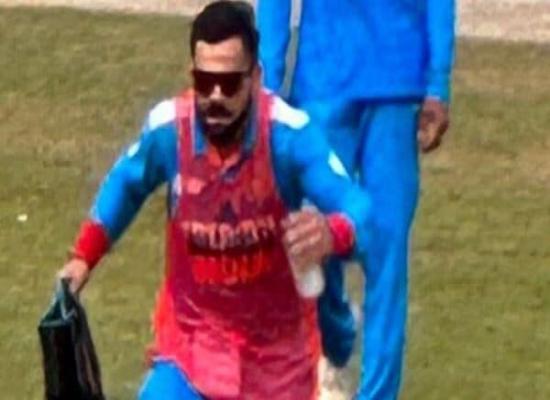 Asia Cup 2023: Virat Kohli's epic run as waterboy draws hilarious memes on social media. See here