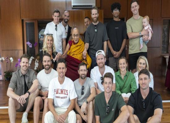 ICC World Cup 2023: New Zealand cricket team meets Dalai Lama ahead of clash with Australia