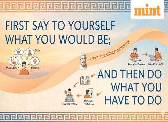 Quote of the day by Epictetus: 'First say to yourself what you would be; and then do what you have to do'