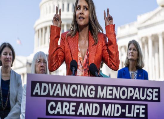 Halle Berry joins senators to announce menopause legislation