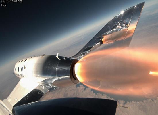 Virgin Galactic launches its first commercial space flight