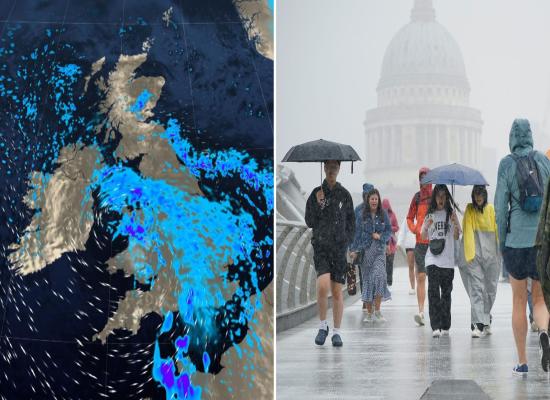 'Danger to life' warning as 'atrocious' storm hits UK