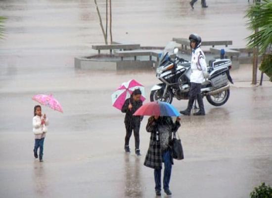 مدن الشمال تسجل أعلى مقاييس التساقطات المطرية بالمملكة خلال 24 ساعة الماضية