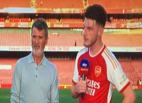 'I don't know why' - Declan Rice hits back at Roy Keane and other pundits over Arsenal criticism