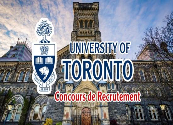 University of Toronto recrute Massivement (+90) Profils (Jusqu’à 194.897$/an)