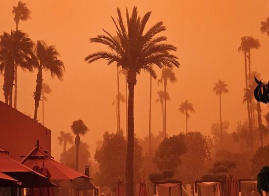 Sandstorm turns sky over Marrakesh blood red (VIDEOS)