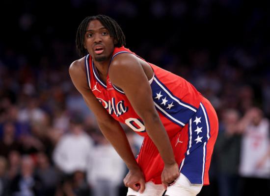 Tyrese Maxey listed as questionable for Game 2 of 76ers-Knicks playoff series