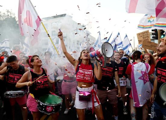 Huge crowds march in Israel as vote looms on judicial overhaul