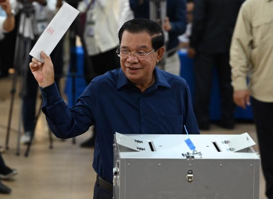 Cambodia votes in one-sided election with PM Hun Sen win expected