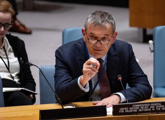 ‘Attacks on UNRWA have nothing to do with neutrality,’ Lazzarini says