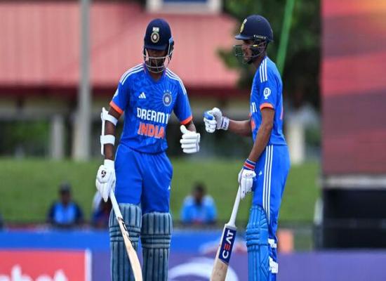 Yashasvi Jaiswal, Shubman Gill shine as records Tumble: India thrash West Indies to level T20 series